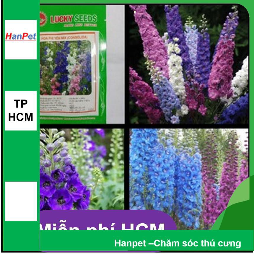 HCM- (HOA TRONG NHÀ) Hạt giống hoa Phi yến (Mix 100 hạt)- Thuần hóa Phù hợp khí hậu