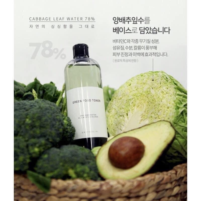 [MINI 50ml] TONER GRAYMELIN FOOD TONER RAU CỦ