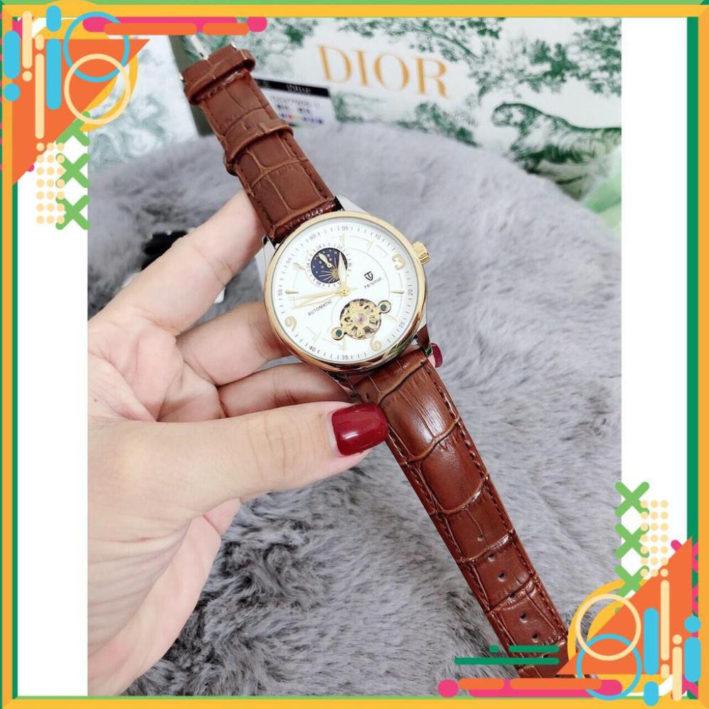 Đồng Hồ Nam Cơ Tự Động Chính Hãng TEVISE-T7 full box Thụy Sĩ bền bỉ sang trọng