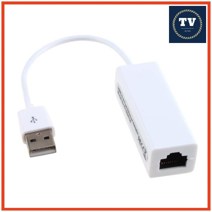 Usb lan dây  trắng | Cáp chuyển usb ra cổng mạng lan rj45