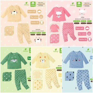 [Lullaby] Bộ dài tay cotton dày Lullaby 2021 NH684-685P