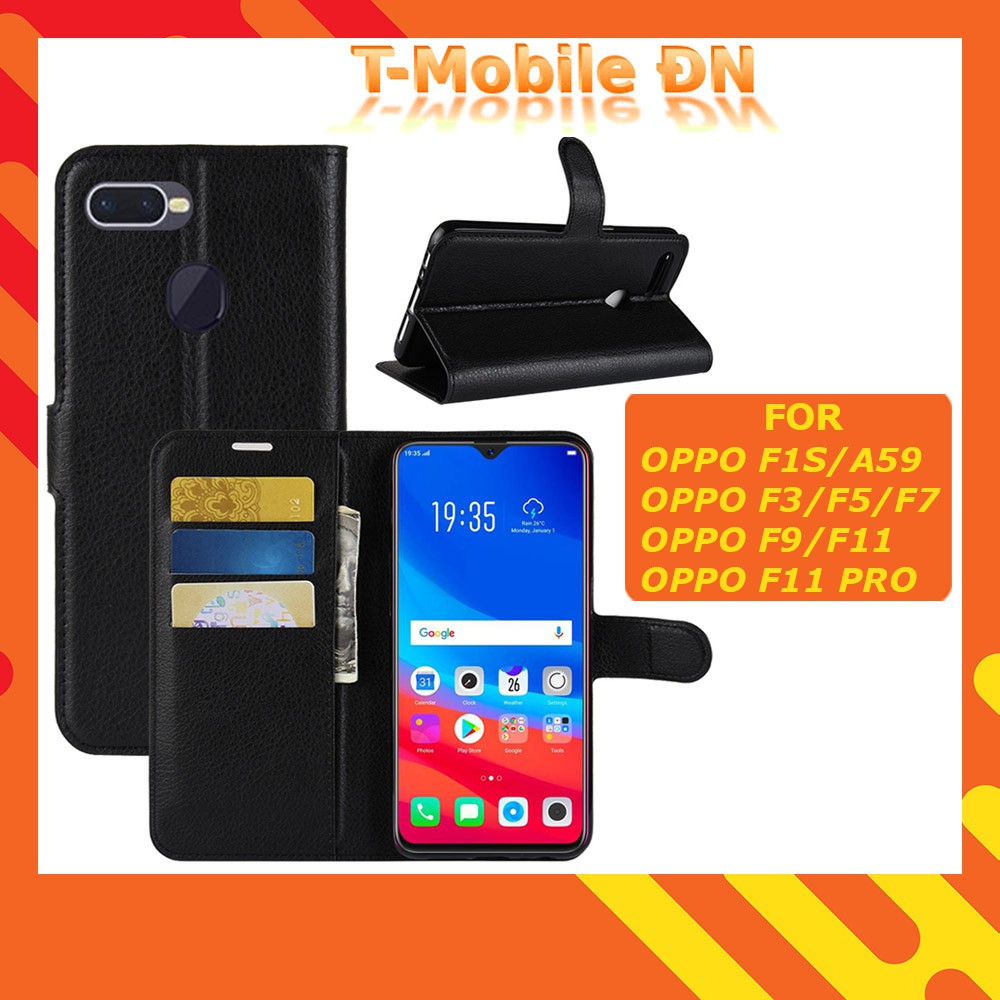 Bao da Oppo F1S F3 F5 F7 F9 F11 F11 Pro A59 🔥 𝐅𝐑𝐄𝐄 𝐒𝐇𝐈𝐏 🔥 cao cấp có nắp gập và chống xem phim | BigBuy360 - bigbuy360.vn