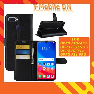 Bao da Oppo F1S F3 F5 F7 F9 F11 F11 Pro A59 🔥 𝐅𝐑𝐄𝐄 𝐒𝐇𝐈𝐏 🔥 cao cấp có nắp gập và chống xem phim