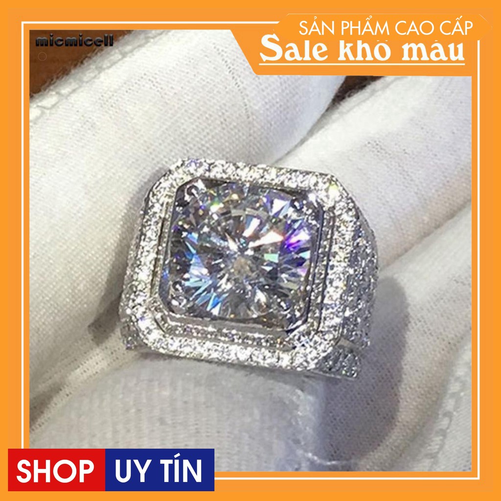 [Shop Uy Tín] {Bán Lẻ Rẻ Như Buôn} [Sale 80% Bán rẻ hơn cả giá nhập ] Nhẫn đính hôn thiết kế sang trọng cho nam