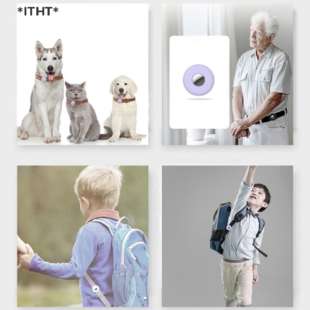 Vỏ Bọc Thẻ Đeo Cổ Bằng Silicon Chống Thất Lạc Cho Apple