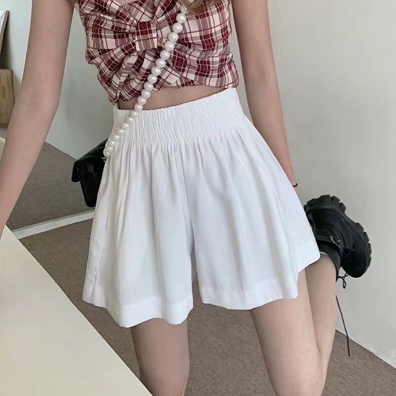 [LININ] Quần Short Culottes Lưng Cao Dáng Rộng Phong Cách Hàn Quốc Thời Trang Mùa Hè Cho Nữ