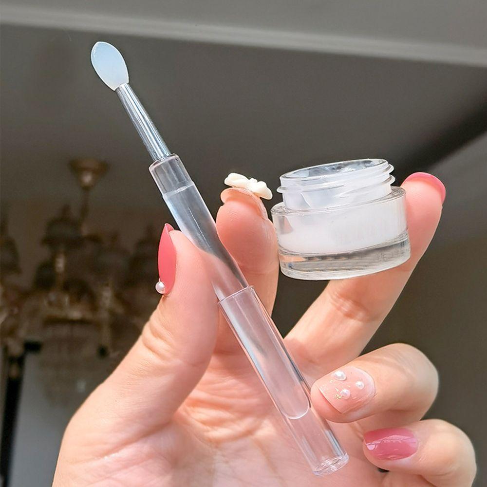 Cọ Trang Điểm Môi CLEOES Bằng Silicone Với Nắp Bảo Vệ Dụng Cụ Làm Đẹp Cho Bạn Gái