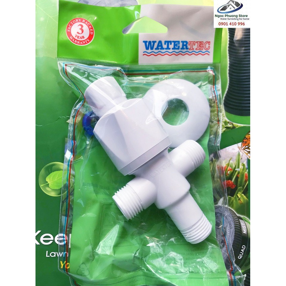 Van khóa nước 3 ngã WATERTEC MALAYSIA nhựa ABS cao cấp - Mã WT001H