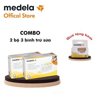 Bình trữ sữa | medela combo 2 bộ 3 bình 150ml