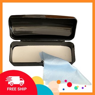 Hộp Đựng Kính Nam Nữ Thời Trang Bằng Nhựa Chống Xước Tặng Kèm Khăn Lau Kính