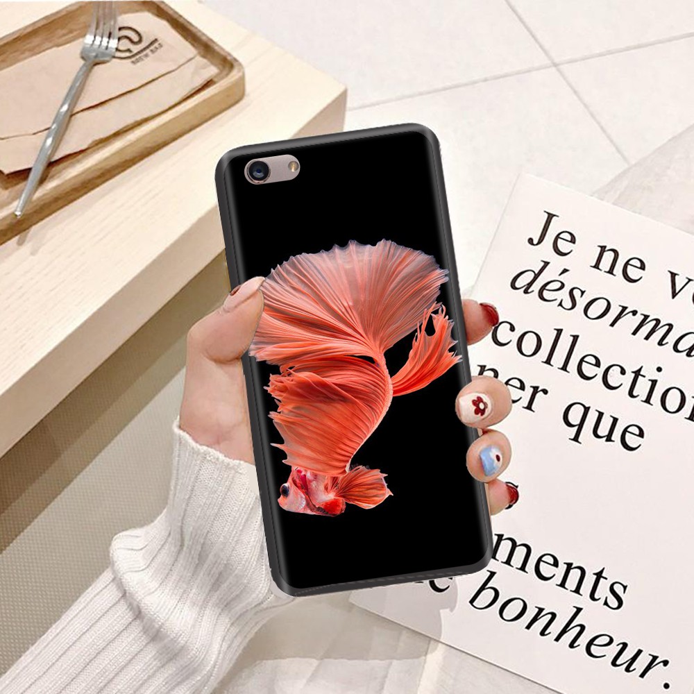 Ốp lưng Oppo F1S Viền dẻo TPU hình Cá Betta Rồng
