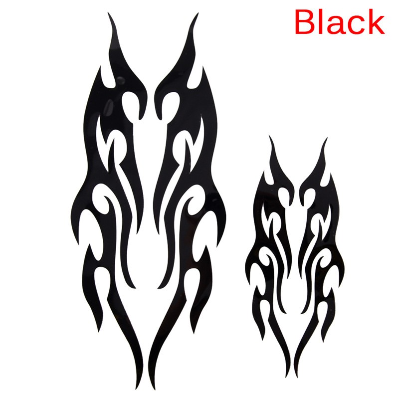 Miếng Dán Vinyl Hình Ngọn Lửa 3D Vui Nhộn Trang Trí Xe Hơi / Xe Tải / Laptop