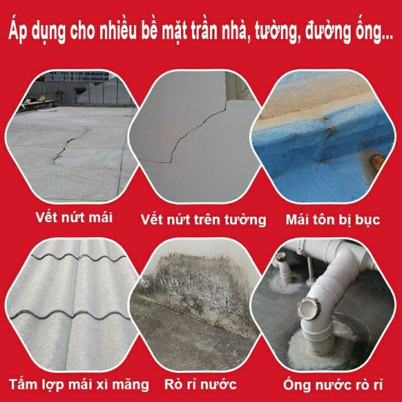 Bình Xịt Chống Thấm CZ - Sơn Bọt Epoxy Chống Thấm 450ml - Chống thấm sàn, tường, mái nhà... XMAUTO