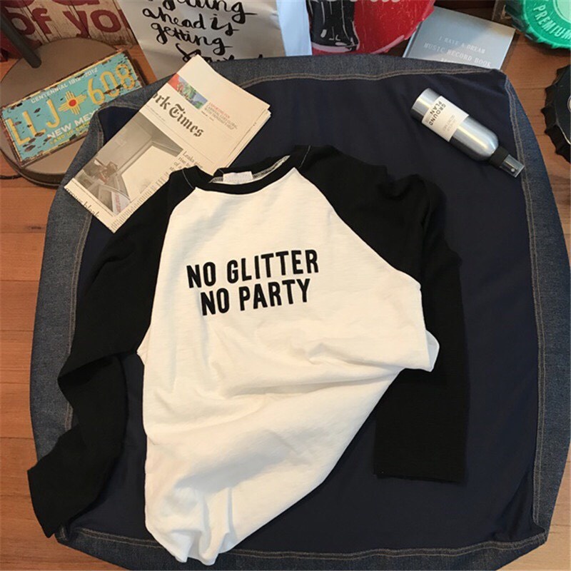 Áo Thun tay dài phối màu No Patty, Áo thun Unisex from rộng, chất áo dày, thiết kế phong cách thời trang cá tính - MODY