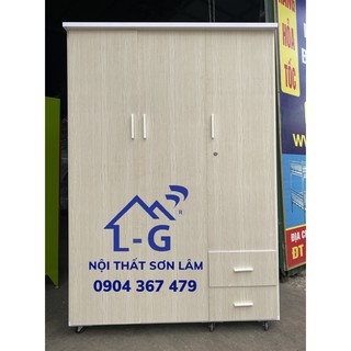 Tủ nhựa quần áo giả gỗ size lớn giá rẻ - freeship hcm