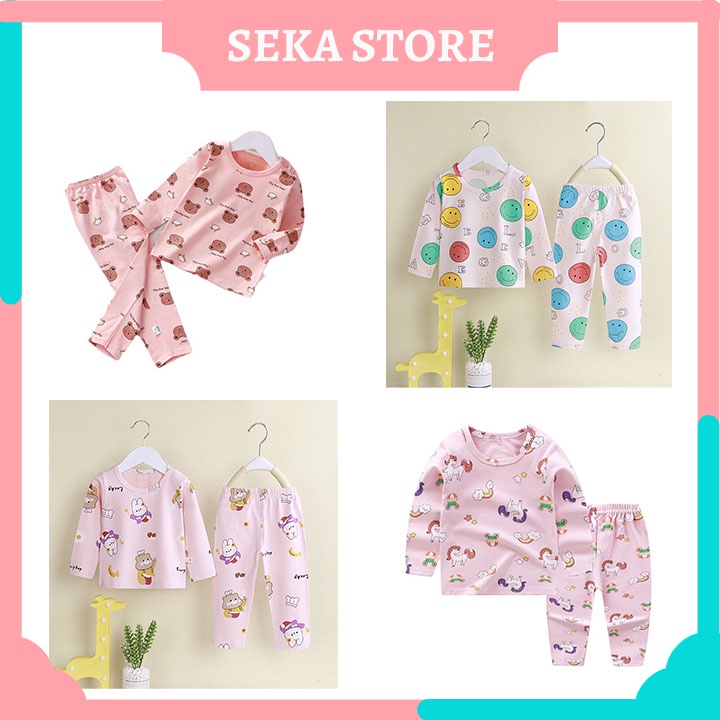 Đồ bộ bé trai, bé gái, bộ đồ cotton cho bé đi chơi, đi ngủ SEKA STORE 2106.37