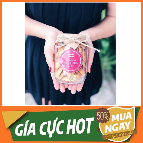 🔥 SIÊU RẺ 🔥 Hũ thủy tinh tròn 500ml nắp thiếc