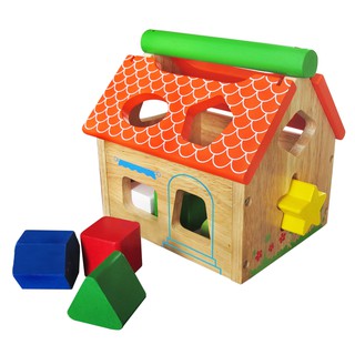 Đồ chơi gỗ Winwintoys - Nhà thả 12 khối - 68022