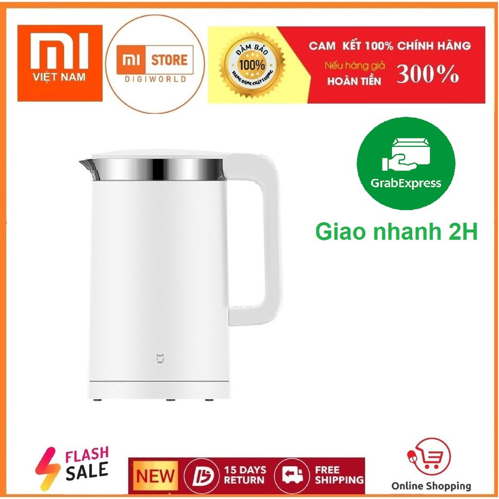 Ấm đun nước thông minh Xiaomi Mijia Smart Electric Kettle , Bản Quốc tế (Kết nối Smartphone)