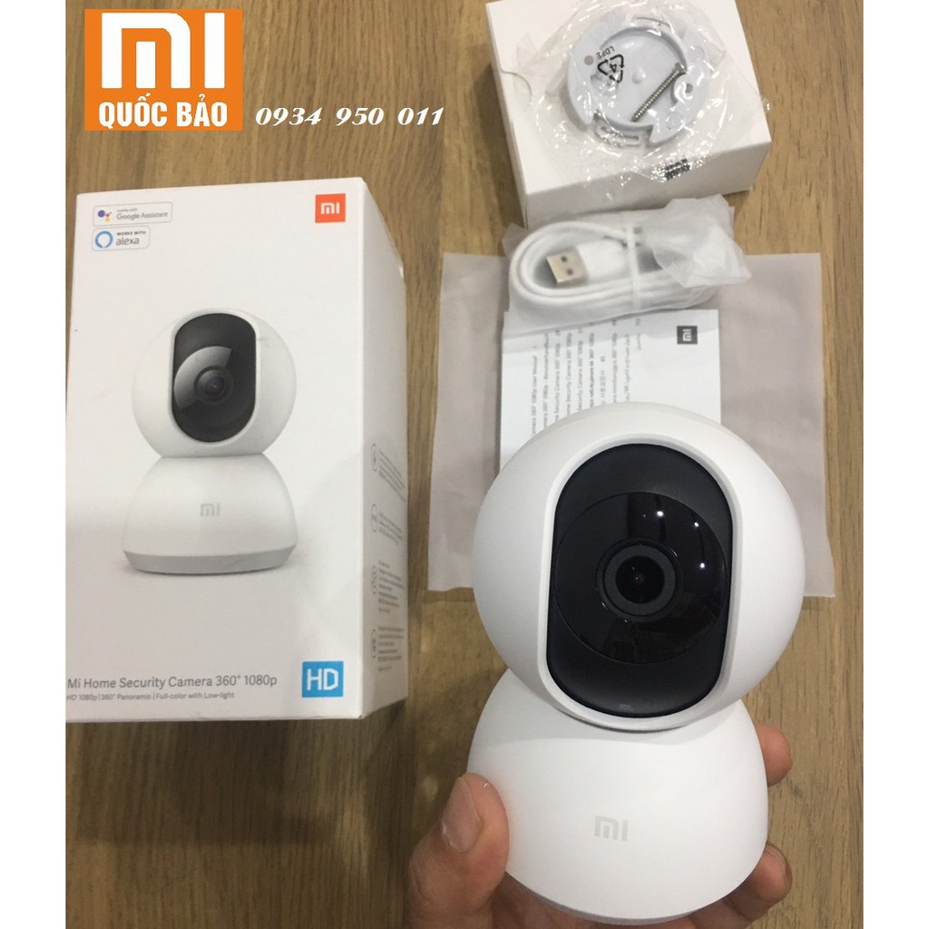 Camera IP xoay 360 độ Xiaomi Home Paranomic 1080p 2019 bản Quốc tế chính hãng Digiworld | BH 12 tháng