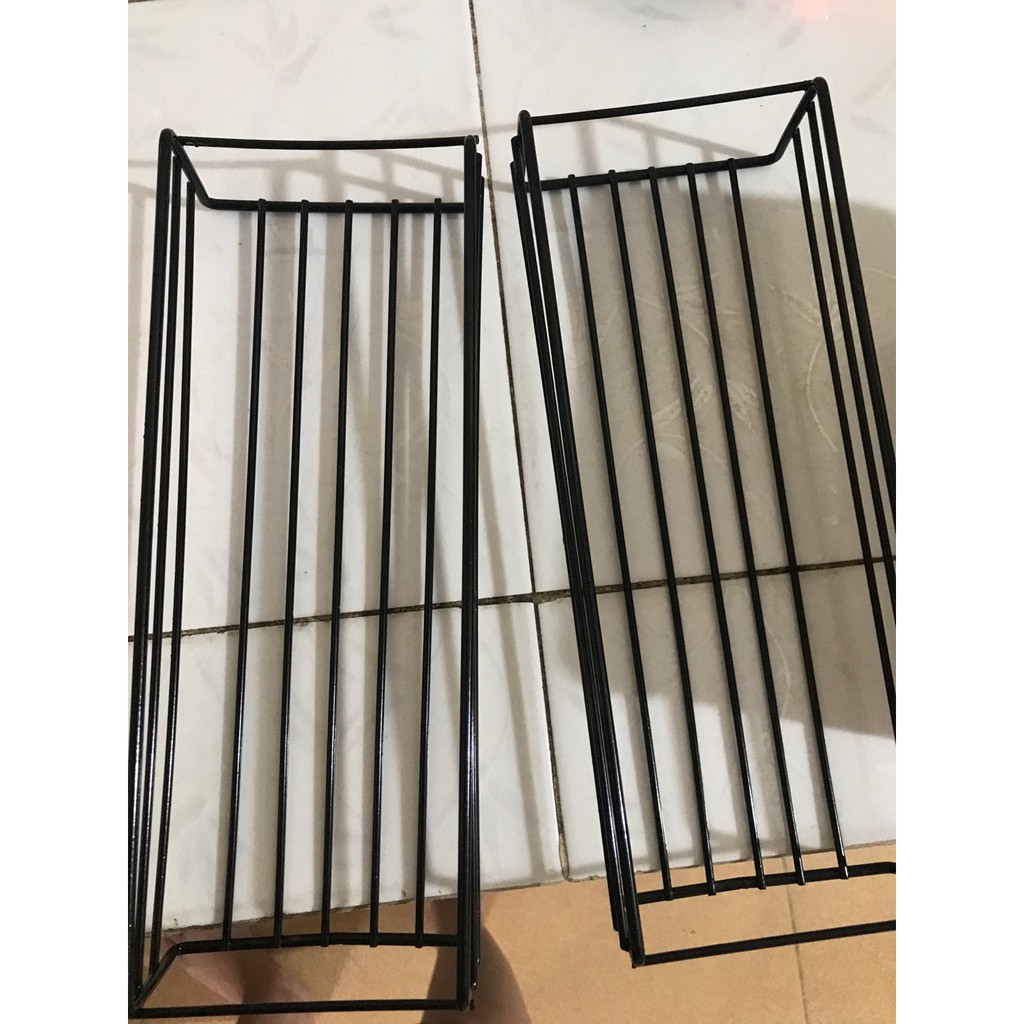 Kệ sắt dán tường đựng đồ nhà tắm nhà bếp ( TUYỂN SỈ )
