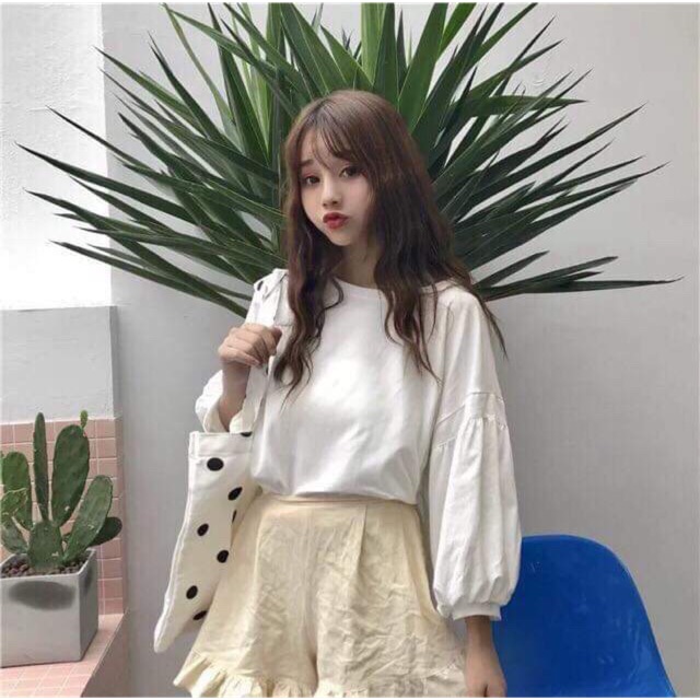 Áo thun tay bồng chun lỡ HSU0919