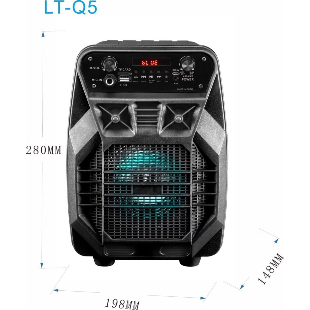 [CỰC RẺ] Loa Bluetooth Karaoke Công Suất Cực Lớn, Loa Xach Tay Mini Âm thanh chuẩn có chỉnh echo,âm lượng trên loa