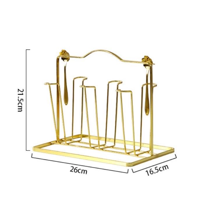 HOT Giá úp cốc, úp ly cao cấp kiểu dáng đa dạng - chất liệu inox mạ titan