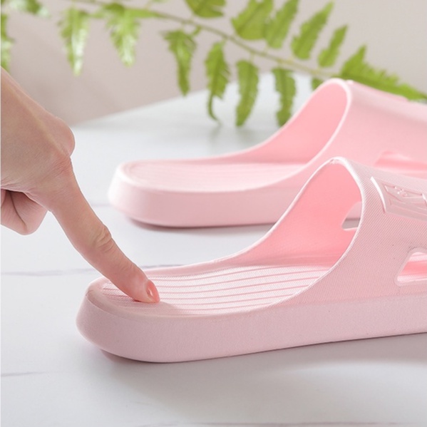Dép mang trong nhà, văn phòng, dép đi nhà tắm nam nữ, êm nhẹ chống trơn bằng PVC dẻo bền đẹp