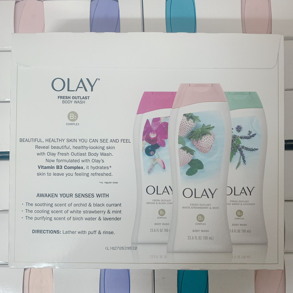 Sữa tắm olay Fresh Outlast 700ml