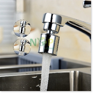 Đầu gắn vòi nước tăng áp Waternymph ASQPQ023-N0020, xoay 360 độ, tiết kiệm nước