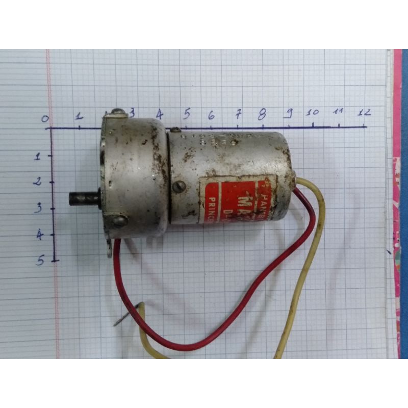 Motor quay chậm 24V / 0.656 PRM / 2.625 PRM