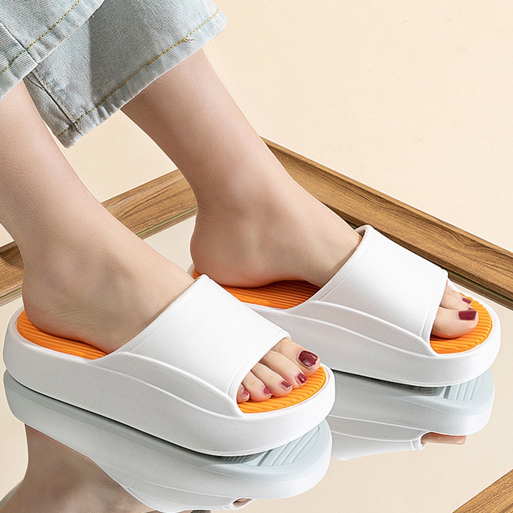 Dép bành mì CHAO đế 4cm, dép xốp quai ngang hàng Quảng Châu