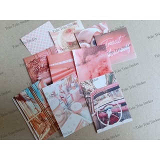 sticker aesthetic set  10 tấm