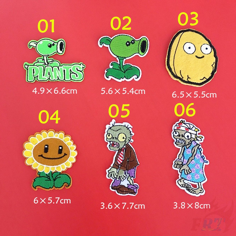 Sticker ủi thêu hình Plants vs. Zombies