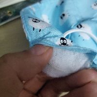 Khẩu trang nữ 3 lớp che trán