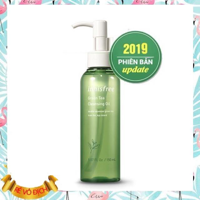 💝 Hàng Chính Hãng 💝 Dầu Tẩy Trang Chiết Xuất Từ Trà Xanh Innisfree Green Tea Cleansing Oil 150ml