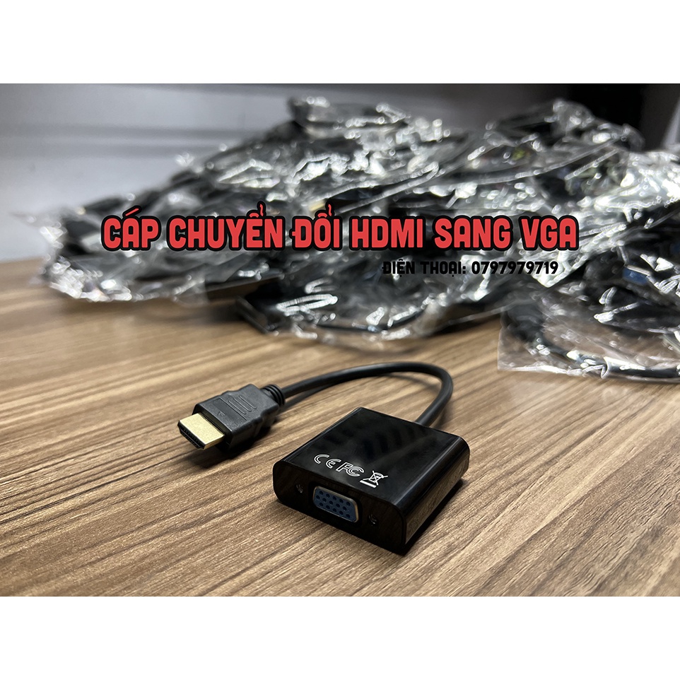 Cáp Chuyển Đổi HDMI Sang VGA (Loại 1)