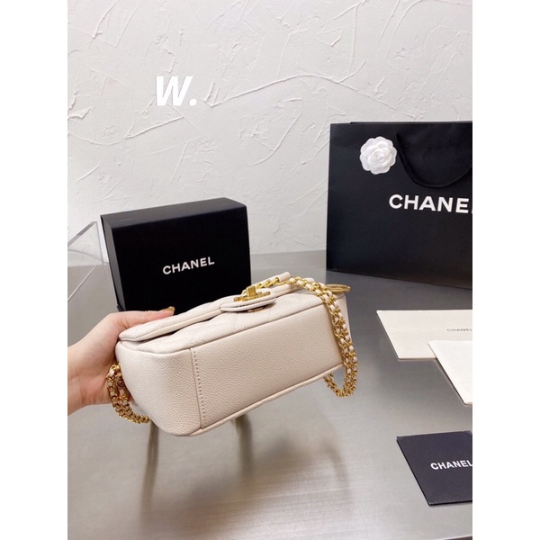 Túi xách Chánel classic mẫu mới sz 20 chất da thật