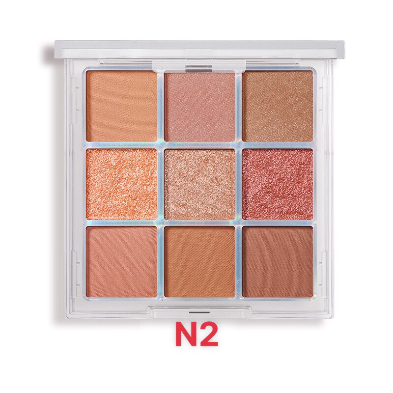 Bảng phấn mắt KLAVUU 9 màu Easy Mood Maker Eye Palette 7.8g Không Thấm Nước Siêu đẹp HALOMI