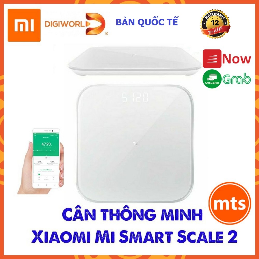 Cân thông minh Xiaomi gen 2 Mi Smart Scale 2 Universal Digiworld phân phối