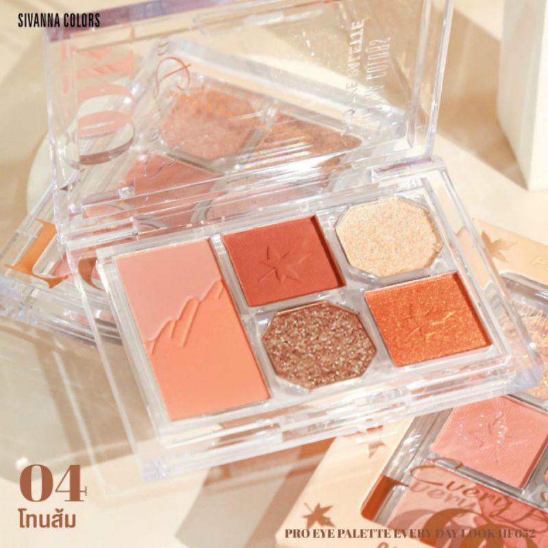 Phấn mắt Sivanna Pro Eye Palette Every Day Look | Shopee Việt Nam