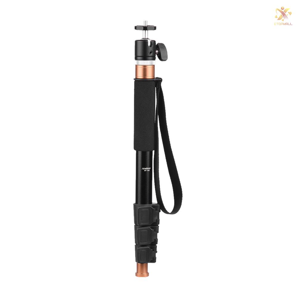 ET Andoer TP-148 94.6cm/37.2'' Adjustable Lightweight Monopod Unipod Microphone Boom Pole Max. Load 5kg for Camera &amp; Microphone