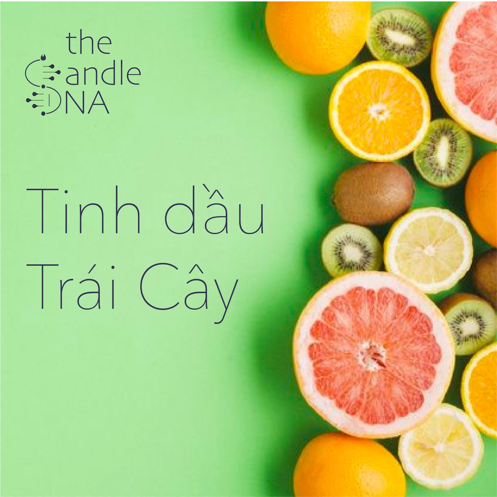 - Tinh dầu thiên nhiên họ TRÁI CÂY - 10ml nguyên chất - The Candle DNA