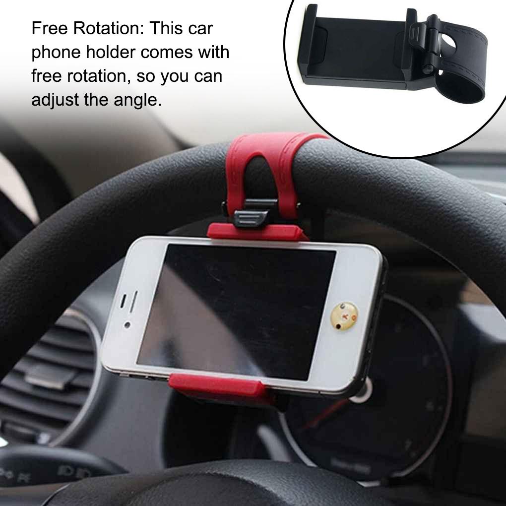 Giá Đỡ Điện Thoại Di Động Bằng Cao Su Xoay 360 Độ° Giá Đỡ Thiết Bị Định Vị GPS Có Thể Xoay Dành Cho Ô Tô
