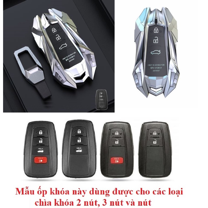 Vỏ bọc chìa khóa Toyota Cross, Camry, Altis 2023 mẫu Hot Trend mới nhất 2023