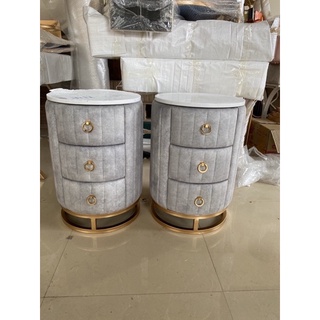 Tủ nhỏ đầu giường bọc đệm nỉ/da theo yêu cầu hàng đặt làm ib shop chọn màu