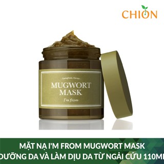 Mặt nạ i'm from mugwort mask dưỡng da và làm dịu da từ ngải cứu 110ml - hàn quốc chính hãng