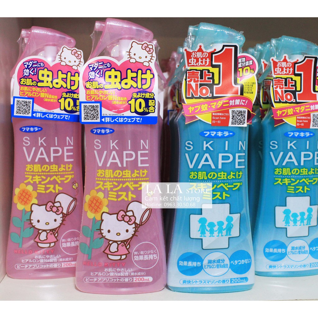 Xịt Chống muỗi và Côn Trùng Skin Vape