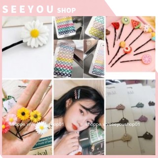 Set 5 Kẹp Tăm, Kẹp Tách Hoa Quả, Hoa Cúc , Quả Bơ, Hình Sao